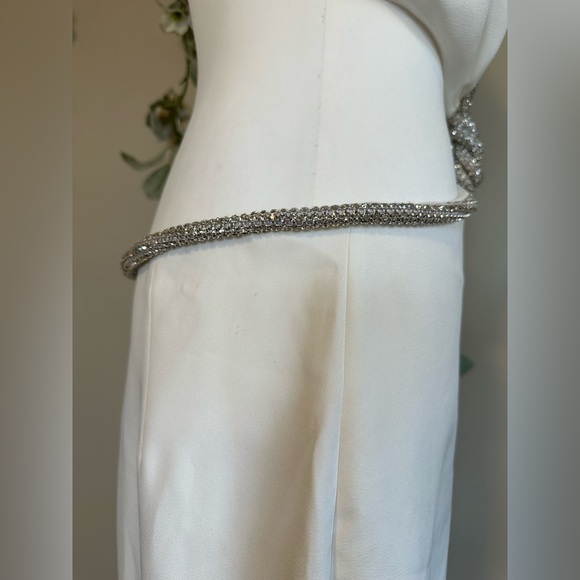 PATBO Rhinestone Trim Cut-Out Dress - Picture 14 of 16